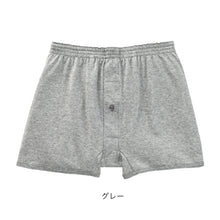 画像をギャラリービューアに読み込む, Suteteko 紳士 30cc対応 安心快適ニットトランクス 前あき M~LL (中失禁 軽失禁 尿漏れ メンズ 失禁パンツ 吸水シート付き) (取寄せ)