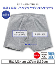 画像をギャラリービューアに読み込む, Suteteko 紳士 100cc対応 安心快適ニットトランクス 前あき M~LL (大失禁 尿漏れ メンズ 失禁パンツ 日本製) (取寄せ)