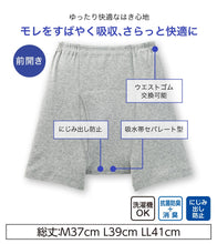 画像をギャラリービューアに読み込む, Suteteko 紳士 100cc対応 安心快適申又 前あき M~LL (大失禁 尿漏れ メンズ 失禁パンツ 吸水シート付き)
