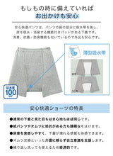画像をギャラリービューアに読み込む, Suteteko 紳士 100cc対応 安心快適申又 前あき M~LL (大失禁 尿漏れ メンズ 失禁パンツ 吸水シート付き)