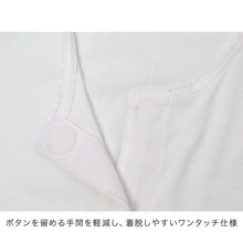 画像をギャラリービューアに読み込む, ワンタッチ肌着 レディース 前開き 綿100 丸型ワンタッチテープ 2枚組 S M L LL 介護肌着 ワンタッチシャツ 綿100% 抗菌防臭 婦人 下着 三分丈 インナー 入院 介護用 シニア 高齢者 着替え 名前テープ 転写タグ 綿 インナーシャツ 肌着シャツ 病院 (取寄せ)