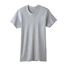 画像をギャラリービューアに読み込む, グンゼ 快適工房 メンズ 半袖 インナー 丸首シャツ 綿100% S M L 紳士 肌着 下着 インナーシャツ 白 黒 灰 コットン100 男性 クルーネック やわらか 日本製 GUNZE