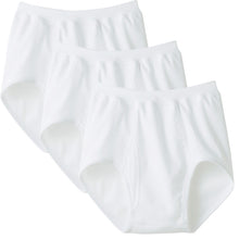 画像をギャラリービューアに読み込む, グンゼ 快適工房 紳士 前開きブリーフ 3枚セット S~L (メンズ GUNZE 綿100% コットン100 男性 下着 肌着 インナー やわらか 日本製 S M L) (在庫限り)