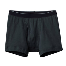 画像をギャラリービューアに読み込む, 快適工房 紳士 前開き ボクサーブリーフ グンゼ M~LL メンズ GUNZE 綿100% コットン 男性 下着 肌着 パンツ インナー 日本製 ブラック 黒 グレー