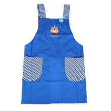 画像をギャラリービューアに読み込む, エプロン キッズ 女の子 男の子 子供 110cm~130cm (子供用 子ども こども かわいい 動物 110 120 130 マジックテープ) (特販) (在庫限り)