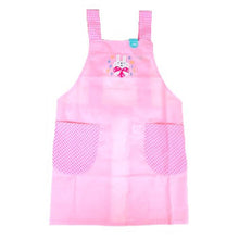 画像をギャラリービューアに読み込む, エプロン キッズ 女の子 男の子 子供 110cm~130cm (子供用 子ども こども かわいい 動物 110 120 130 マジックテープ) (特販) (在庫限り)