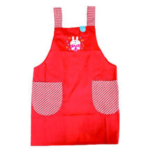 画像をギャラリービューアに読み込む, エプロン キッズ 女の子 男の子 子供 110cm~130cm (子供用 子ども こども かわいい 動物 110 120 130 マジックテープ) (特販) (在庫限り)