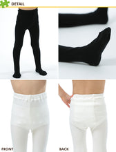 画像をギャラリービューアに読み込む, すててこねっとのキッズタイツ 95cm~150cm (キッズタイツ 子供 白 黒 毛玉 できにくい 幼稚園 発表会 防寒 暖かい 男の子 女の子 300デニール相当 厚手 こども 子供服 レッグウェア 靴下 90 100 110 120 130 140 150) (在庫限り)