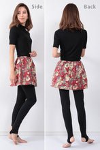 画像をギャラリービューアに読み込む, 裏起毛 トレンカ レギンス レディース スパッツ M-L~3L (暖かい あったか インナー ボトム タイツ 防寒 冬)