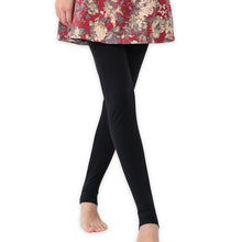 画像をギャラリービューアに読み込む, 裏起毛 トレンカ レギンス レディース スパッツ M-L~3L (暖かい あったか インナー ボトム タイツ 防寒 冬)