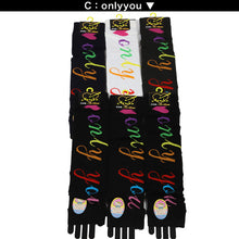 画像をギャラリービューアに読み込む, アウトレット キッズ 子供 こども アームウォーマー ハンドウォーマー 6双組 フリー 毛混 ウール混 フリーサイズ 薄手 龍 ドラゴン 文字 口紅 唇 キッズ (在庫限り)