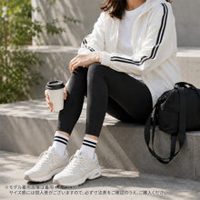 画像をギャラリービューアに読み込む, ラインソックス レディース スクールソックス 白ソックス クルーソックス リブソックス アウトレット 22 23 24 25 cm 白 靴下 スポーツソックス 2本ライン 通学 通勤 ジュニア ガールズ キッズ カジュアル おしゃれ スニーカーソックス 婦人 白靴下