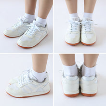 画像をギャラリービューアに読み込む, 体育館シューズ 体育館履き 内履き 上履き 校内履き 学校 スクールシューズ スニーカー 子供靴 紐靴 21cm~29cm ラッキーベル アリーナ500 白 体育館 運動 靴 運動靴 小学校 中学校 高校 (送料無料)