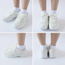 画像をギャラリービューアに読み込む, 通学履き 外履き グランドシューズ スクールシューズ スニーカー 子供靴 通学 紐靴 22cm~30cm ラッキーベル ベルフィールド60 白スニーカー 学校 小学校 中学校 高校 靴 白 白靴 シンプル (送料無料)