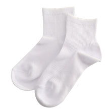 画像をギャラリービューアに読み込む, アツギ Rib Socks ソフトフィット 婦人ハーフミニ丈ソックス 4足組 22-24cm・24-26cm (ATSUGI レディース 婦人 女性 リブソックス ソックス 靴下 くつ下 くつした 白ソックス シンプル 無地) (在庫限り)