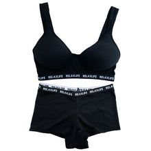 画像をギャラリービューアに読み込む, スポーツブラ ショーツ ブラジャー セット 上下セット M~LL ブラセット セットアップ ブラ&ショーツ 1分丈ショーツ スポブラ モールドカップ レディース 下着 インナー ジュニア 中学生 高校生