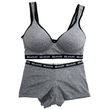 画像をギャラリービューアに読み込む, スポーツブラ ショーツ ブラジャー セット 上下セット M~LL ブラセット セットアップ ブラ&ショーツ 1分丈ショーツ スポブラ モールドカップ レディース 下着 インナー ジュニア 中学生 高校生