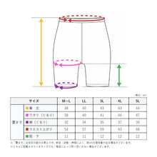 画像をギャラリービューアに読み込む, スパッツ 3分丈 綿 M-L~5L (レギンス 大きいサイズ 3l レディース スポーツ インナー 黒 中学生 高校生)