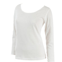 画像をギャラリービューアに読み込む, グンゼ インナー 長袖 レディース 綿100% 8分袖 シャツ 衿ぐり広め M~LL 下着 肌着 綿 コットン 白 グレー 黒 ベージュ 無地 トップス アンダーウェア M L LL