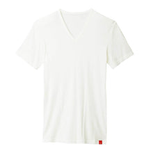 画像をギャラリービューアに読み込む, グンゼ 半袖 インナー メンズ あったか vネック M~LL V首 ホットマジック 下着 暖かい 秋冬 男 tシャツ 薄手 防寒 冷え対策 大きいサイズ 肌着 紳士 アンダーウェア