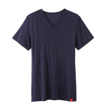 画像をギャラリービューアに読み込む, グンゼ 半袖 インナー メンズ あったか vネック M~LL V首 ホットマジック 下着 暖かい 秋冬 男 tシャツ 薄手 防寒 冷え対策 大きいサイズ 肌着 紳士 アンダーウェア