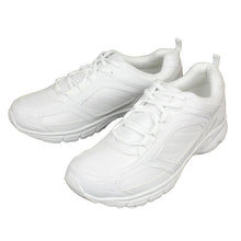 画像をギャラリービューアに読み込む, キッズ スクールシューズ 白 紐 スニーカー 軽量 20cm~28cm 上履き 外履き 子供 靴 内履き 内ズック 学校 男の子 女の子 通学 中学校 高校 ジュニア 21cm 22cm 23cm 24cm 25cm