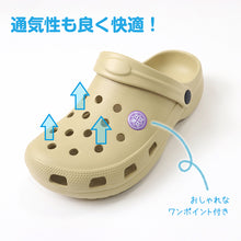 画像をギャラリービューアに読み込む, サボサンダル クロッグサンダル レディース シューズ スリッポン サンダル 穴あきサンダル 22cm~24.5cm 婦人 シャワーサンダル 海水浴 22cm 22.5cm 23cm 23.5cm 24cm (取寄せ)