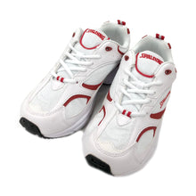 画像をギャラリービューアに読み込む, 外履き スクールシューズ スポルディング スニーカー 学生靴 男女兼用 22cm~30cm (3E 男女兼用スニーカー ユニセックス 運動靴 スポーツ 足幅広め 学校 中学校 ジュニア 子供 ランニングスニーカー ホワイト 26cm 27cm 28cm 29cm) (取寄せ)