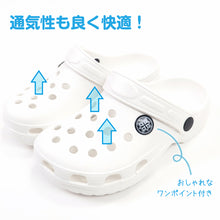 画像をギャラリービューアに読み込む, サボサンダル クロッグサンダル キッズ サンダル スリッポン シューズ 穴あきサンダル 17cm~22cm 子供 靴 シャワーサンダル ジュニア こども 男の子 女の子 男児 女児 小学生 ビーチサンダル 海水浴 軽量 (取寄せ)