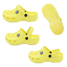 画像をギャラリービューアに読み込む, サボサンダル クロッグサンダル キッズ サンダル スリッポン シューズ 穴あきサンダル 17cm~22cm 子供 靴 シャワーサンダル ジュニア こども 男の子 女の子 男児 女児 小学生 ビーチサンダル 海水浴 軽量 (取寄せ)
