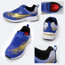 画像をギャラリービューアに読み込む, アキレス 瞬足 男児 女児 軽量 V10ソールスニーカー 16cm~23cm (ジュニア 子供 キッズ 学校 小学生 中学生 黒 青 17cm 18cm 19cm 20cm 21cm 22cm) (在庫限り)