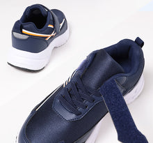 画像をギャラリービューアに読み込む, キッズ スニーカー 防水 男の子 子供 靴 シューズ ジュニア 男児 防水スニーカー マジックテープ 19cm~24cm 学校 小学生 中学生 男子 青 黒 20cm 21cm 22cm 23cm (送料無料) (取寄せ)