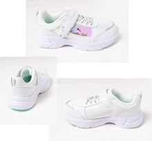 画像をギャラリービューアに読み込む, キッズ スニーカー 防水 女の子 子供 靴 シューズ ジュニア 女児 防水スニーカー マジックテープ 19cm~24cm 学校 小学生 中学生 女子 紫 黒 20cm 21cm 22cm 23cm (送料無料) (取寄せ)