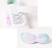 画像をギャラリービューアに読み込む, キッズ スニーカー 防水 女の子 子供 靴 シューズ ジュニア 女児 防水スニーカー マジックテープ 19cm~24cm 学校 小学生 中学生 女子 紫 黒 20cm 21cm 22cm 23cm (送料無料) (取寄せ)