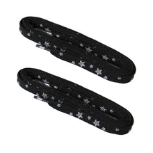 画像をギャラリービューアに読み込む, 靴紐 靴ひも 柄 くつひも カラー お洒落 かわいい 2本入り 約120cm (平紐 ラメ スニーカー シューズ ジュニア 子供 大人) (取寄せ)