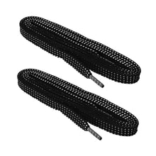 画像をギャラリービューアに読み込む, 靴紐 靴ひも 柄 くつひも カラー お洒落 かわいい 2本入り 約120cm (平紐 ラメ スニーカー シューズ ジュニア 子供 大人) (取寄せ)