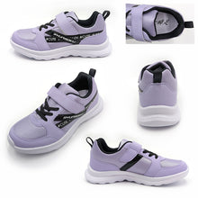 画像をギャラリービューアに読み込む, 瞬足 スニーカー 女の子 シューズ ジュニア キッズ 靴 軽い 軽量 16cm~23cm (女児 子供 通学靴 アキレス 学校 小学生 中学生 黒 むらさき 17cm 18cm 19cm 20cm 21cm 22cm) (送料無料) (在庫限り)