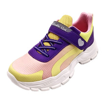 画像をギャラリービューアに読み込む, スニーカー キッズ 女の子 子供靴 女児 軽い 軽量スニーカー シューズ 19cm~24cm ピンク 紫 学校 小学生 中学生 運動靴 ジュニア 子供 20cm 21cm 21.5cm 22cm 22.5cm 23.5cm (送料無料) (取寄せ)