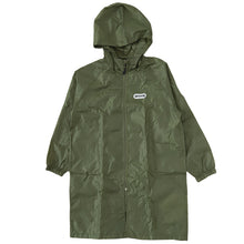 画像をギャラリービューアに読み込む, レインコート キッズ ランドセル対応 男の子 カッパ 子供 OUTDOOR 130 140 150 子ども 子供用 雨具 小学生 小学校 レインウエア 通学 はっ水 シンプル カーキ 紺