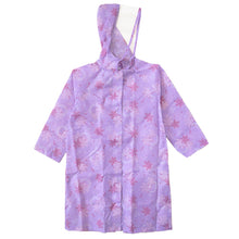 画像をギャラリービューアに読み込む, レインコート キッズ ランドセル対応 女の子 カッパ 子供 120 130 140 子ども 子供用 雨具 かわいい おしゃれ 小学生 小学校 花柄 クリア