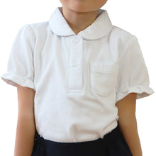 画像をギャラリービューアに読み込む, キッズ 半袖ポロシャツ 100cm~140cm (入園 入学 お受験 学校用 冠婚葬祭 通学 100 110 120 130 140) (在庫限り)