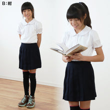 画像をギャラリービューアに読み込む, プリーツスカート 制服 スカート 女子 後ろゴム 丈やや短め 130cmA~170cmB 子供 無地 入園 入学 お受験 学校用 学生 通学 冠婚葬祭 130 140 150 160 170 子供服