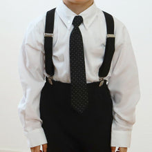 画像をギャラリービューアに読み込む, キッズ フォーマル 男の子 長袖 ボタンダウン シャツ ネクタイ 付 100cm~130cm 子供 100 110 120 130 入学式 入園式 卒園式 お受験 学校 子供服 小学生