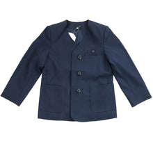 画像をギャラリービューアに読み込む, 小学校 小学生 制服 上着 イートン シングル 男子 女子 撥水 洗える 120cm~170cm 学生服 ジャケット 上衣 男の子 女の子 男女兼用 抗菌防臭 120 130 140 150 160 170 紺 (送料無料)