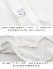 画像をギャラリービューアに読み込む, ロンパース 肌着 新生児 乳児 日本製 綿100% 半袖 60-75cm~90-100cm (綿100% 乳児 コットン 出産準備 出産祝い 下着 ギフト プレゼント 60cm 70cm 80cm)