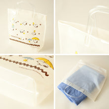 画像をギャラリービューアに読み込む, PEANUTS プールバッグ 手提げバッグ スヌーピー ウッドストック 約36×29×10cm ビーチバッグ ビニールバッグ スイムバッグ ショルダー 子供 水泳 水着入れ スポーツ サブバッグ (在庫限り)