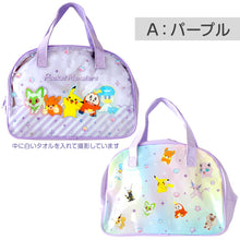 画像をギャラリービューアに読み込む, ポケットモンスター プールバッグ 手提げバッグ ポケモン ピカチュウ ニャオハ 約32×23×10cm スイムバッグ ボストンバッグ 子供 水泳 水着入れ スポーツ サブバッグ ボストン (在庫限り)