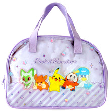 画像をギャラリービューアに読み込む, ポケットモンスター プールバッグ 手提げバッグ ポケモン ピカチュウ ニャオハ 約32×23×10cm スイムバッグ ボストンバッグ 子供 水泳 水着入れ スポーツ サブバッグ ボストン (在庫限り)