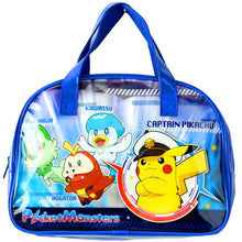 画像をギャラリービューアに読み込む, ポケットモンスター プールバッグ 手提げバッグ ポケモン ピカチュウ ニャオハ 約32×23×10cm スイムバッグ ボストンバッグ 子供 水泳 水着入れ スポーツ サブバッグ ボストン (在庫限り)