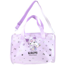 画像をギャラリービューアに読み込む, 水泳バッグ ショルダー サンリオ プールバッグ クロミ シナモロール 約31×20.5×20.5cm スイムバッグ ドラムバッグ 子供 水泳 水着入れ スポーツ サブバッグ ロールボストン (在庫限り)